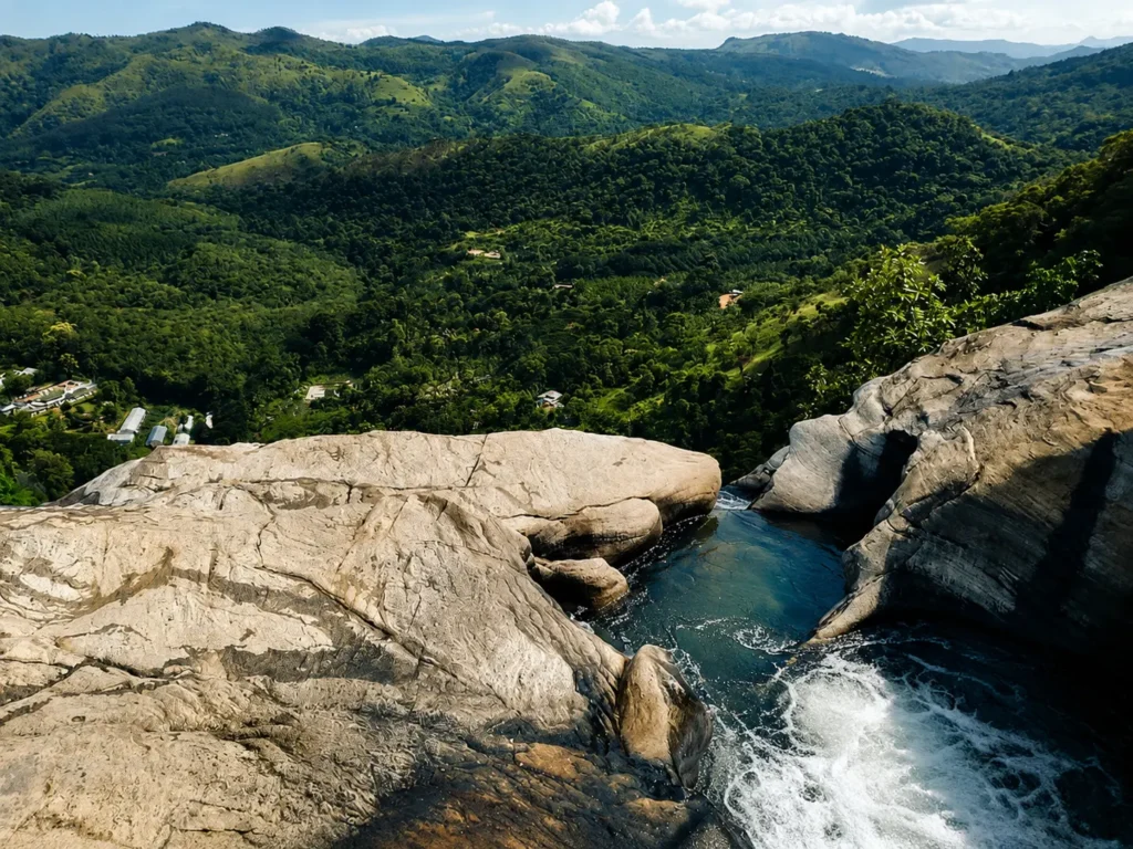 upper diyaluma falls pools