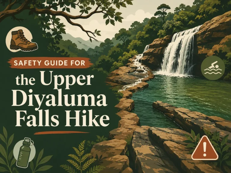 Upper Diyaluma falls hike safety tips