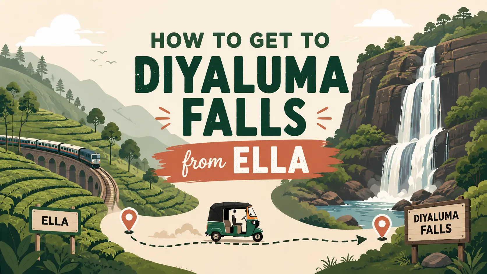 Diyaluma Falls from Ella